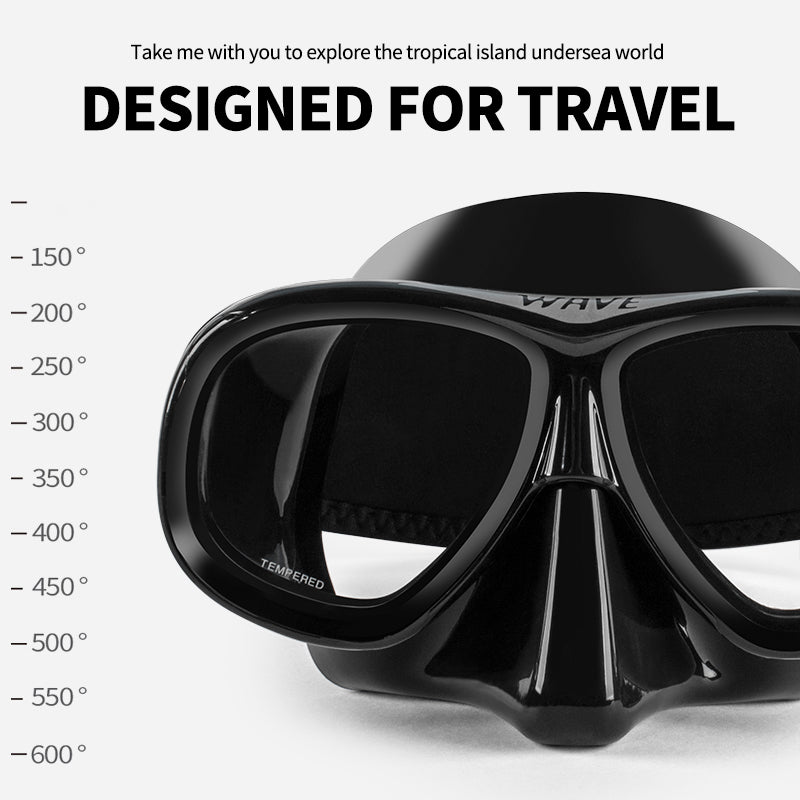 Professional Scuba Prescription Diving Mask Snorkeling Goggles Glasses Myopia Nearsighted Adult