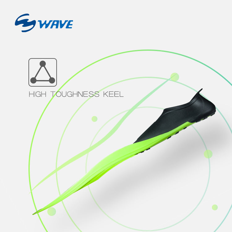 Wave Adult Scuba Free Diving Long Blade Snorleling Fins Swim Flippers
