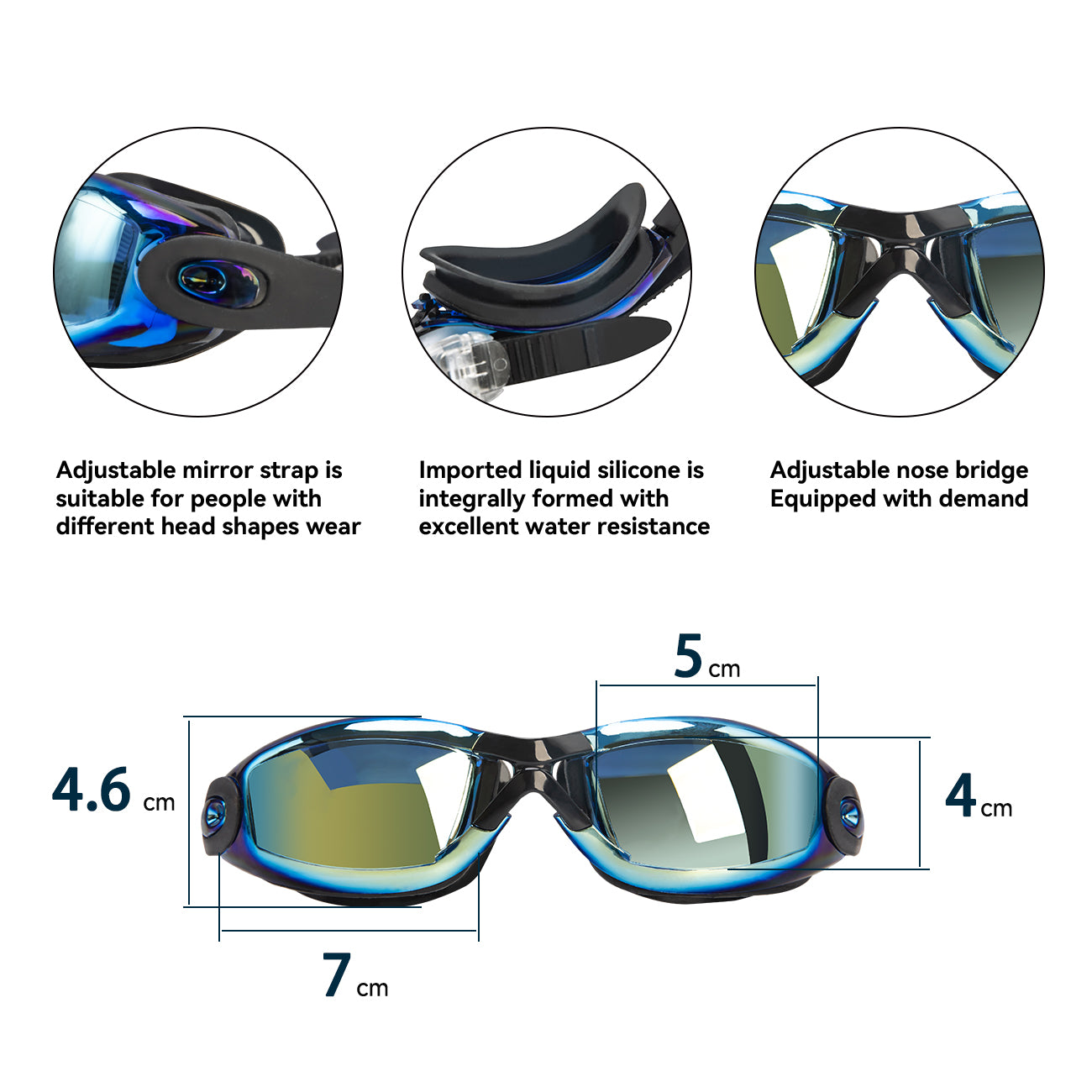 Swim Adults Swimming Race Goggles Anti Fog Spray UV Buy Online