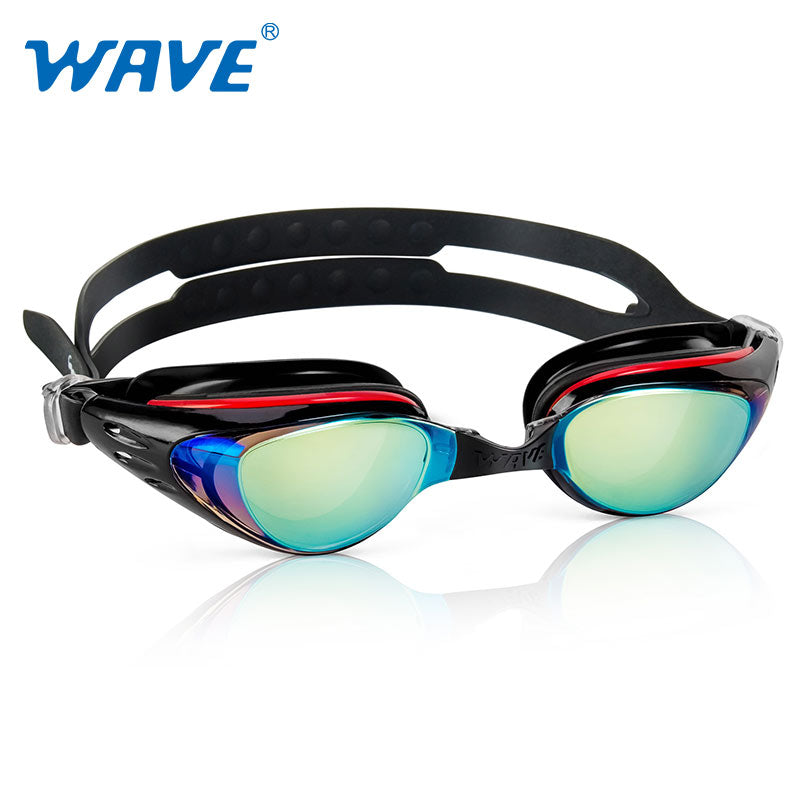 Wave Prescription Nearsighted Myopia Swim Goggles Glasses Degree Adults Electroplate Shortsighted Men Women