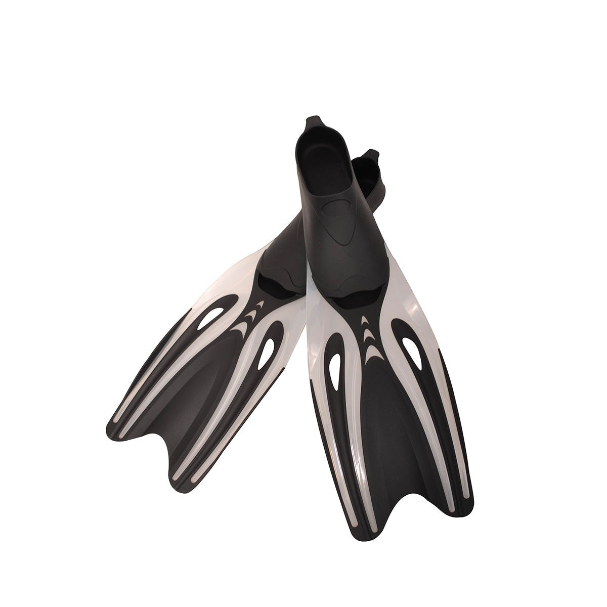 Wave Free Diving Scuba Snorkeling Fins Adult Flippers Full Foot Pocket