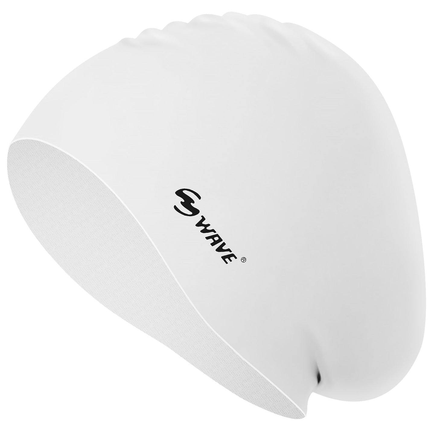 Wave Silicone Swim Cap Long Hair Women Adults Youths