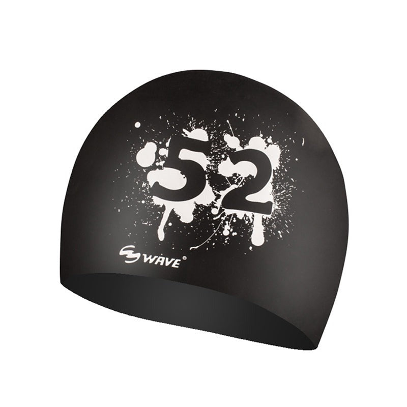 Wave Silicone Colorful Swimming Caps Adult