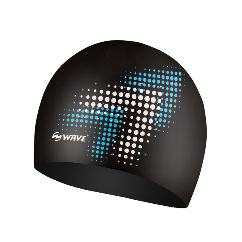 Wave Silicone Colorful Swimming Caps Adult