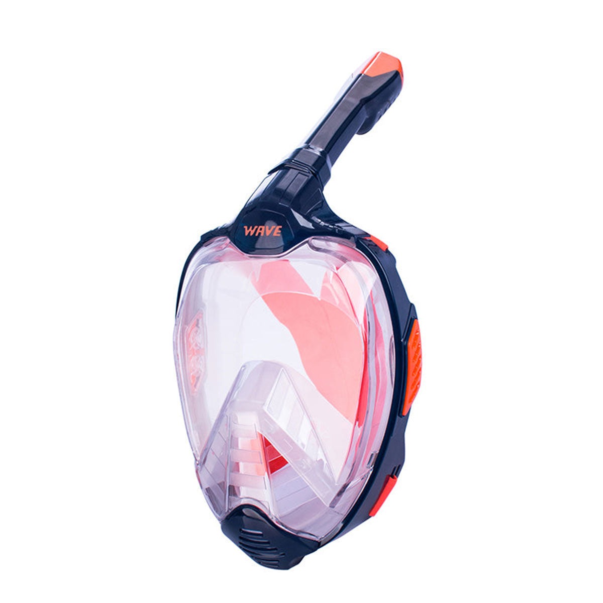 Wave Diving Mask Anti Fog Full Face Snorkel Mask Dry Top System 180 Degree Panoramic View