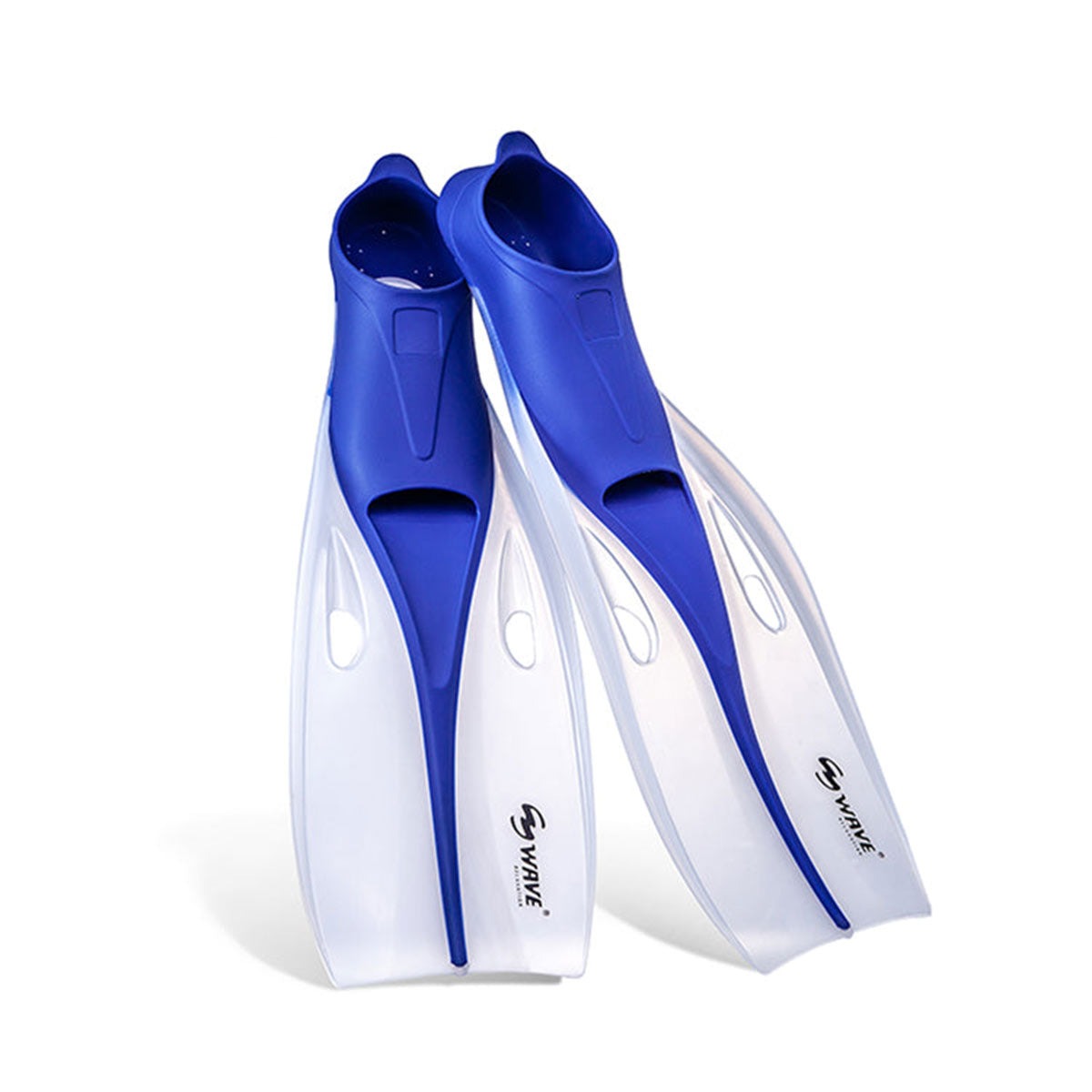 Wave Adult Scuba Free Diving Long Blade Snorleling Fins Swim Flippers