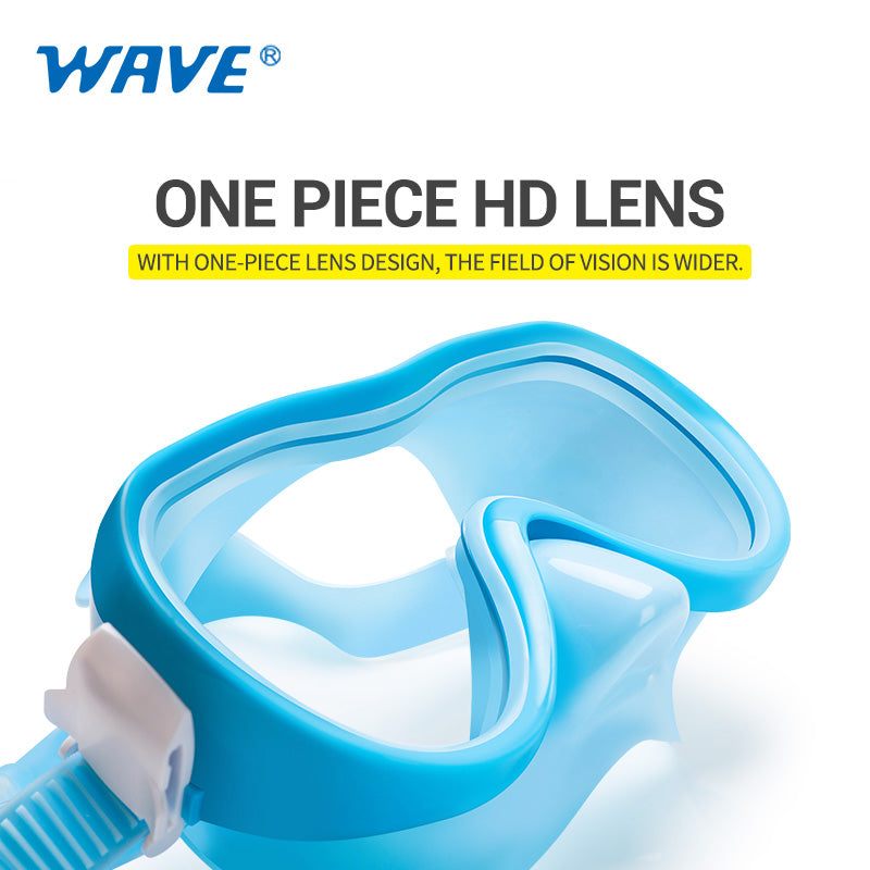 Wave Youth Professional Swimming Diving Mask Snorkel Set