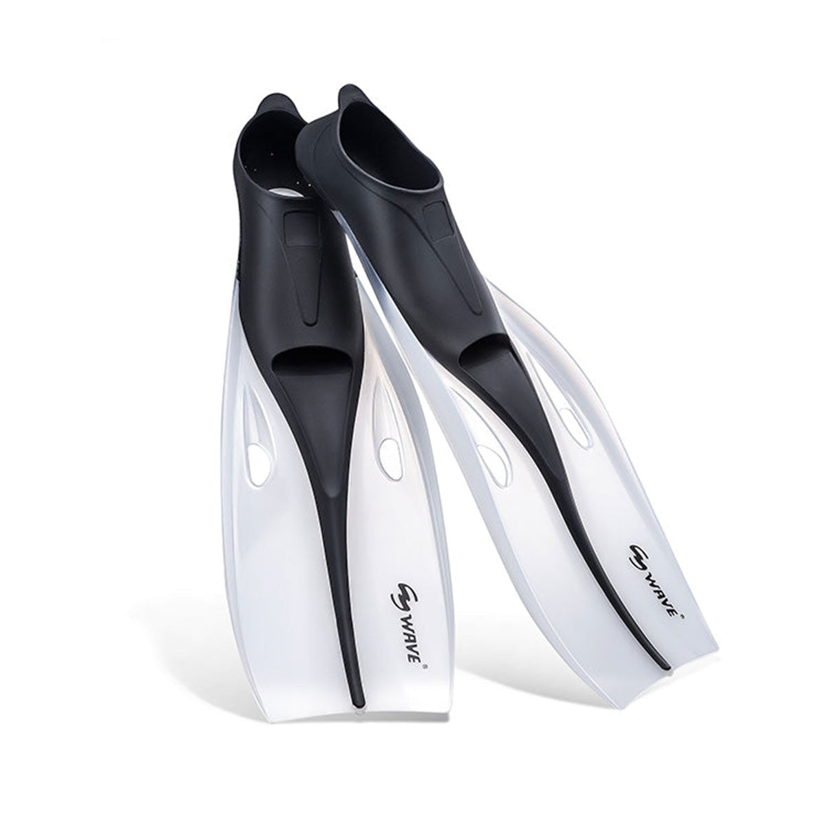 Wave Adult Scuba Free Diving Long Blade Snorleling Fins Swim Flippers