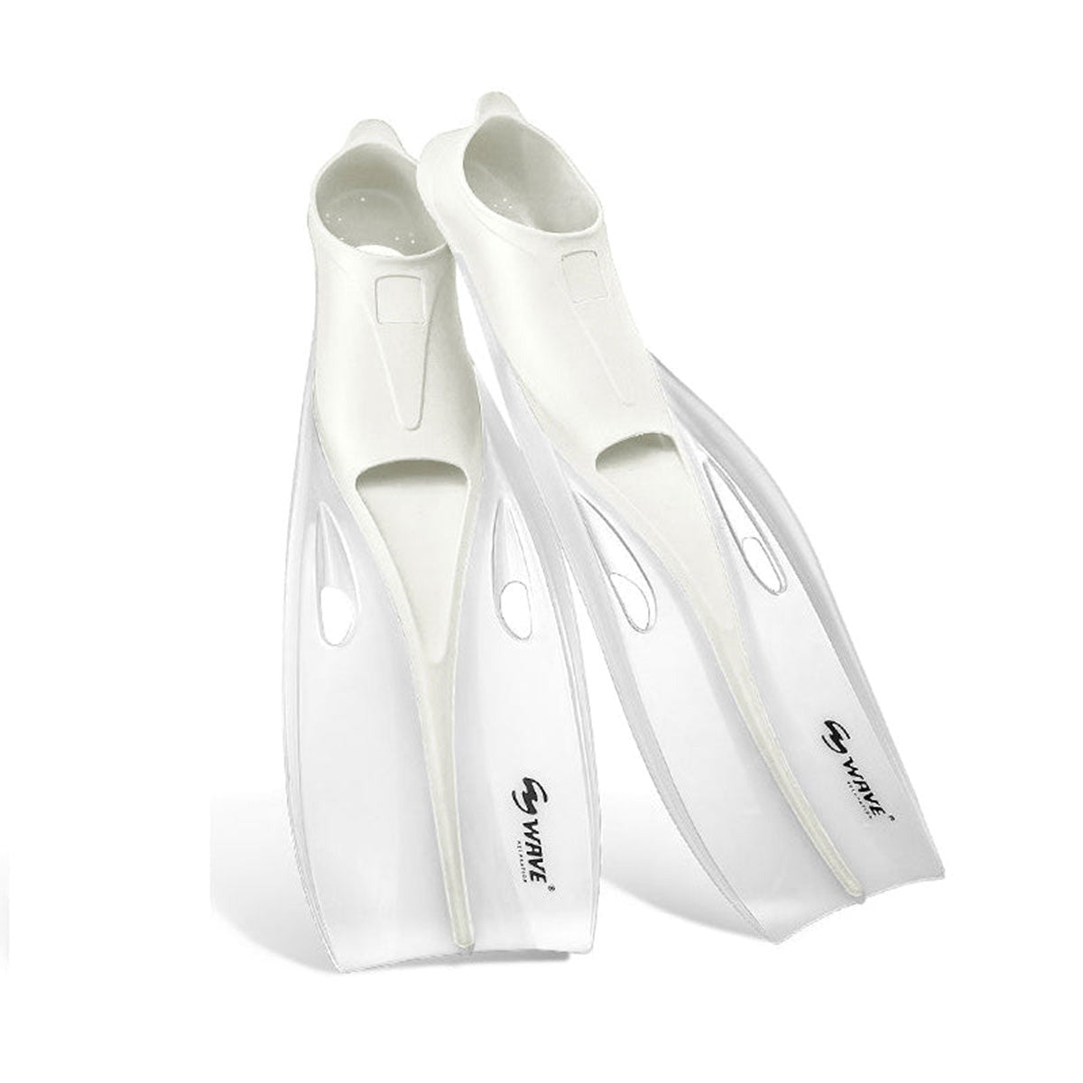 Wave Adult Scuba Free Diving Long Blade Snorleling Fins Swim Flippers