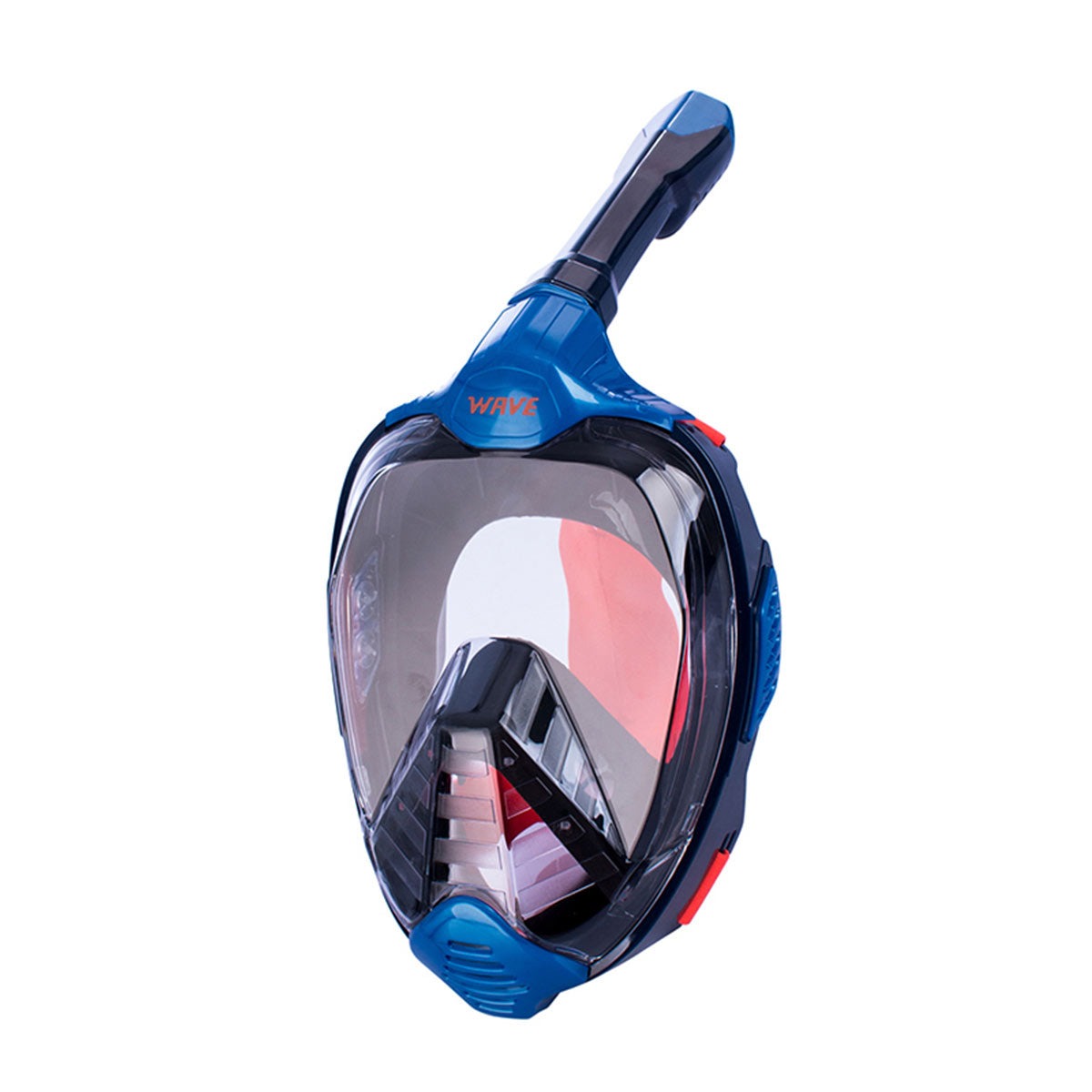 Wave Diving Mask Anti Fog Full Face Snorkel Mask Dry Top System 180 Degree Panoramic View