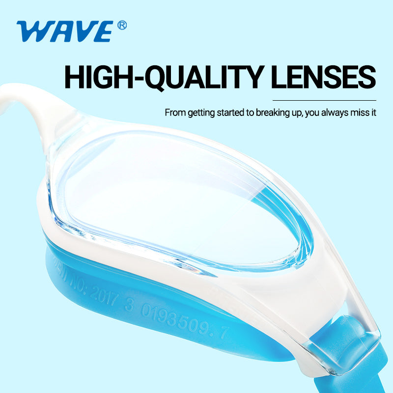 Wave Sport Antifog Silicone Swimming Goggles Adults Wen Women
