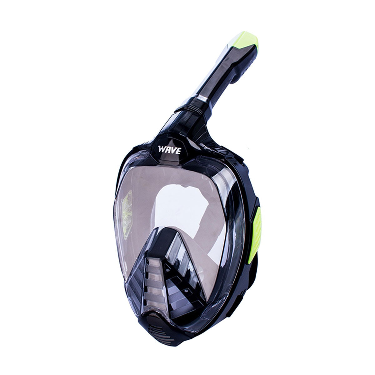 Wave Diving Mask Anti Fog Full Face Snorkel Mask Dry Top System 180 Degree Panoramic View
