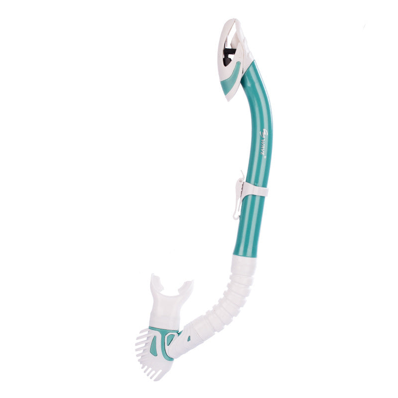 Wave Dry Top Mouthpiece Snorkeling Silicone Snorkel Diving Swimming Equipment