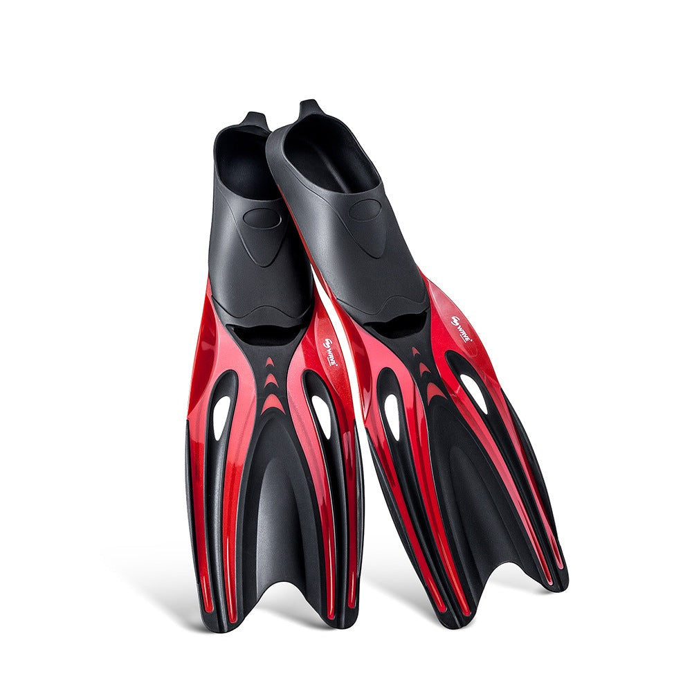 Wave Free Diving Scuba Snorkeling Fins Adult Flippers Full Foot Pocket