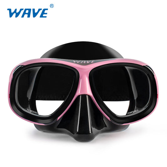 Wave Prescription Nearsighted Diving Mask Snorkeling Goggles Scuba Myopia Adult