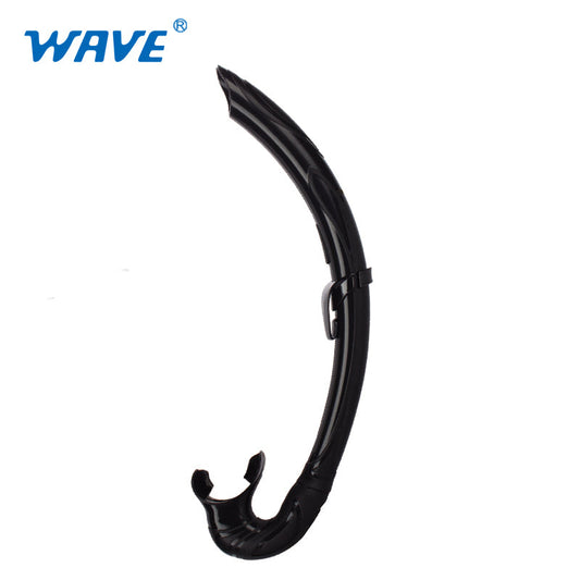 Wave Sport Soft Silicone Diving Snorkel Tube For Freediving Spearfishing