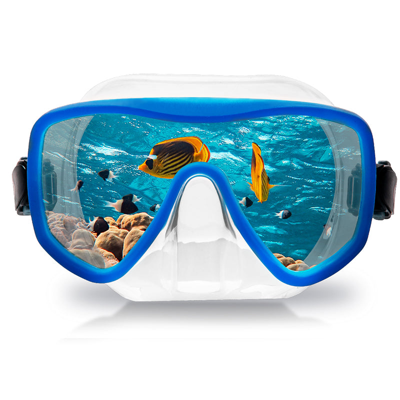 Wave Non-toxic professional Adult Diving Snorkeling Face Mask Anti-fog Scuba