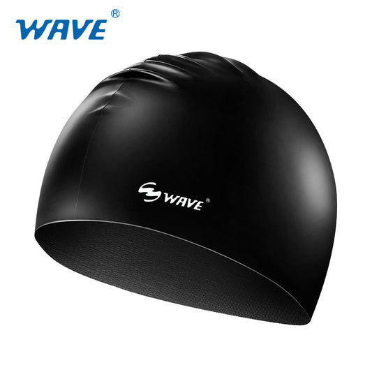 Wave Silicone Non-Slip Swimming Cap Hat Adults Woman Man