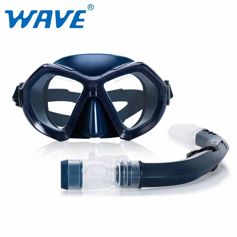 Professional Scuba Snorkel Mask Set Freediving Silicone Swimming & Diving Equipment