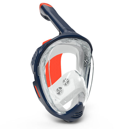 Wave Snorkeling Full Face Snorkel Mask Dry Top System 180 Degree View Anti-Fogging Diving Mask