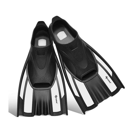 Wave Scuba Snorkeling Diving Fins Adult Kids Flippers Open Heel Pocket