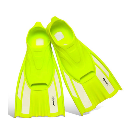 Wave Scuba Snorkeling Diving Fins Adult Kids Flippers Open Heel Pocket