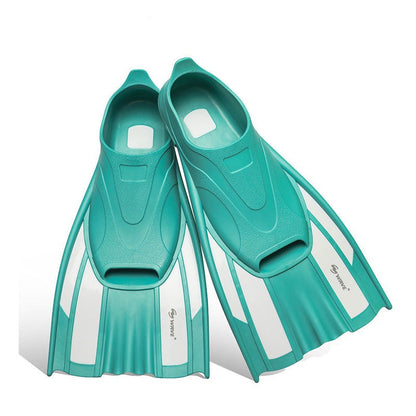 Wave Scuba Snorkeling Diving Fins Adult Kids Flippers Open Heel Pocket